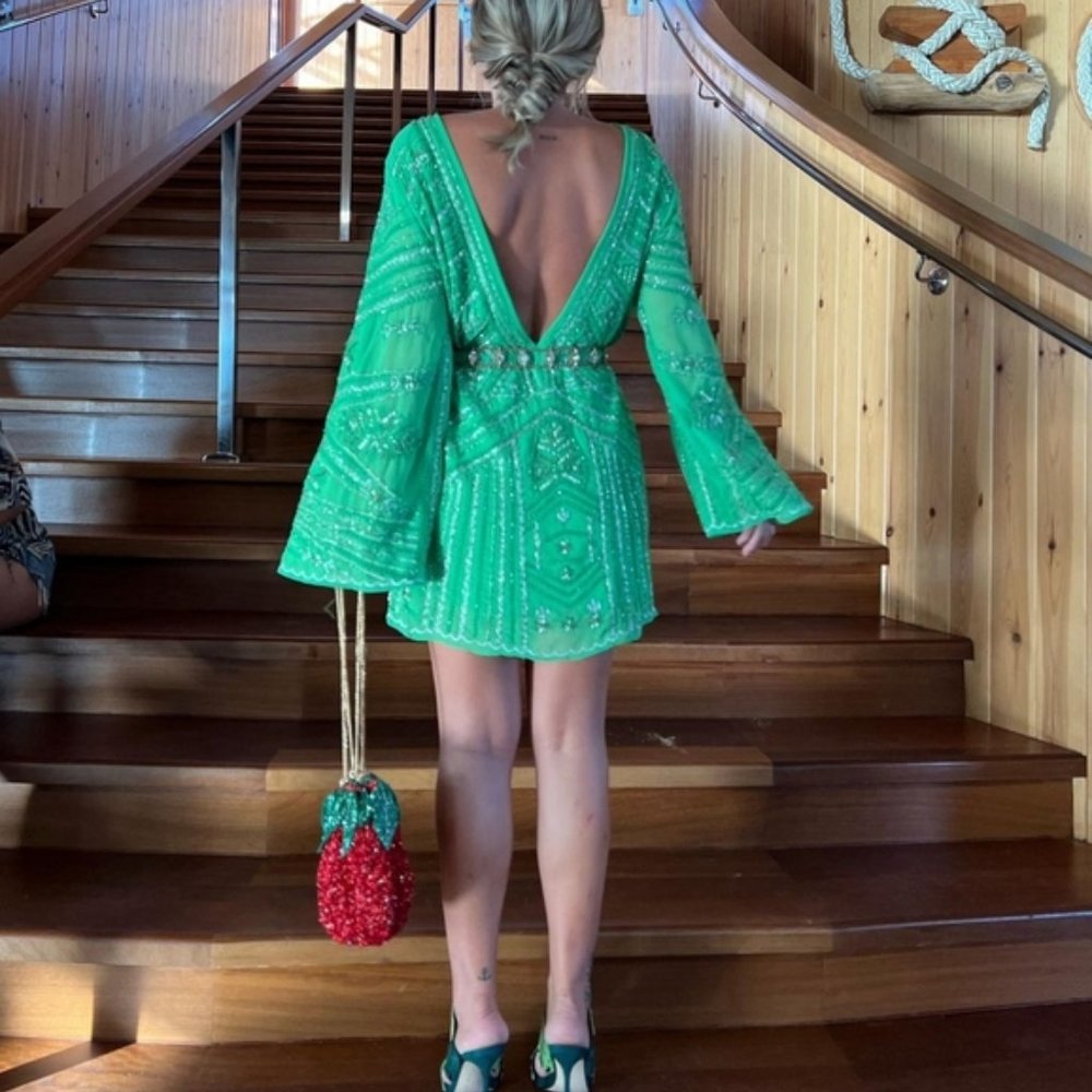 Zara Beaded Tunic Dress - Picture 8 of 16